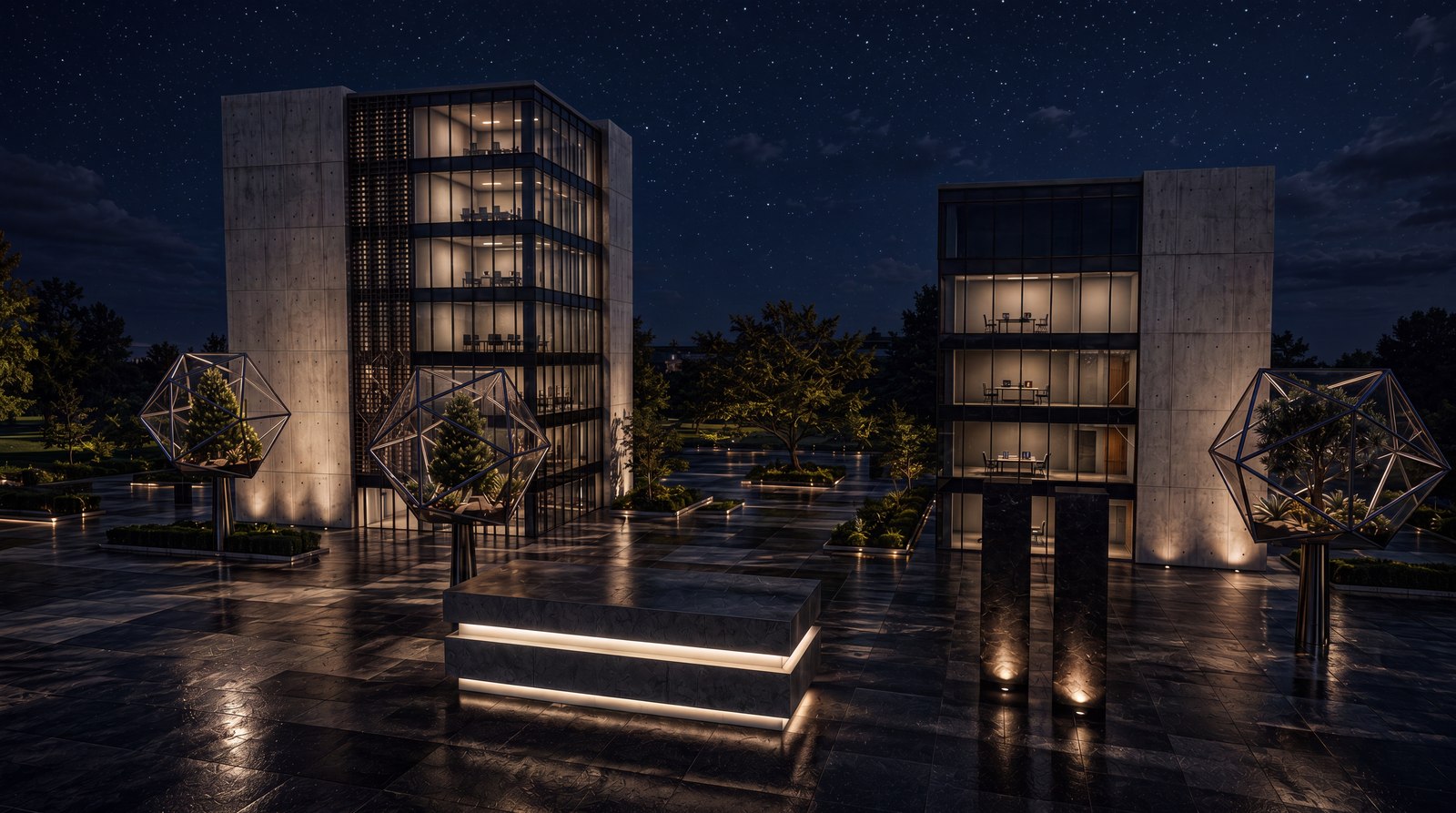 A scene rendered in GinBox AI